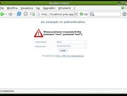 A sample authentication