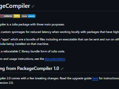 PackageCompiler Screenshot 1