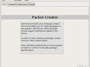 Packin Creator upon startup and running in Ubuntu Gutsy
