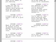 Double Column Aligned Dialogue