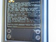Palm Tungsten E running Linux 2.6.13, login screen