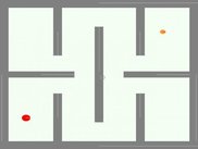One robot in the maze
