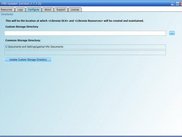 Support for a custom file location