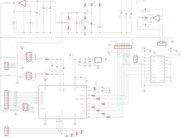 analog to digital converter boarrd schematic in eagle cad