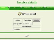 Invoice details
