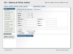 Gestão de alocação de recursos humanos : relatórios