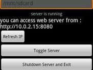 Personal Server User Interface