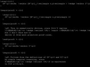 sample of latex code with pf.sty style statements