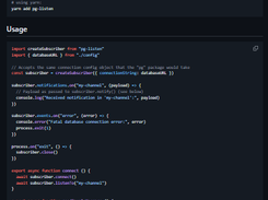 pg-listen Screenshot 1