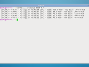 barman list-backup command