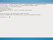 barman recover command