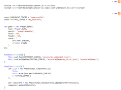 Phaser 3 UI Components Screenshot 1