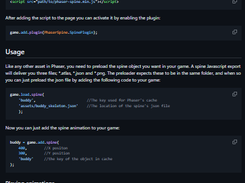 Phaser Spine Screenshot 1