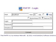 PHFTP Login (Options)