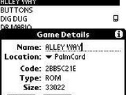 Game Details dialog