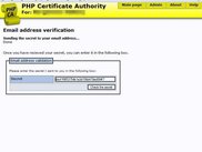 Verify your email address