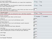 phpBB 2.0 configuration page