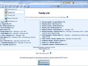 Family List with the content of Lists Menu (Cloudy theme)