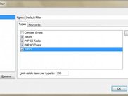 PHP Task Group in Task Filter Configuration