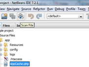scan files and folders from toolbar