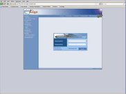 login screen