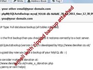 phpMySQLAutoBackup-backup-email