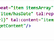 PHPTAL template example