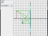 The Ray Diagram Applet running in Netbeans