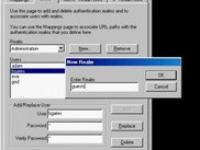 Administration: Configuring password protected realms