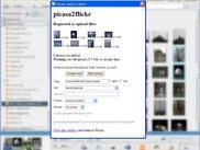 Exporting images to flickr from Picasa application