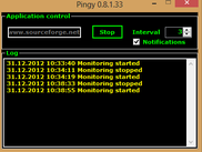 UI start screen