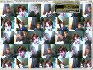 screenshot of the pit2peer videowall viewer (firefox 1.5)