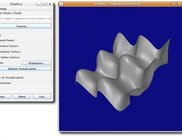 Program interface showing a surface rendered with Plantra
