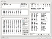 plus4emu debugger (general info, memory dump, disassembler)