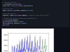 pmdarima Screenshot 1