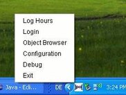 ]po[ Timesheet is designed to run as a Tray icon