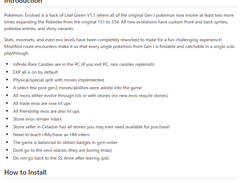 Pokémon: Evolved Screenshot 1