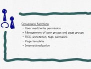 Groupware Functions