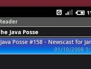 Post List shows a button if an enclosure is available