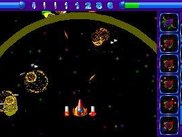 Powerful circular shock wave is propagated by the Spaceship