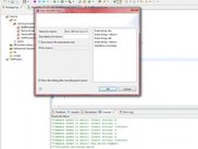 Toolbar, console, and Save recorded macro dialog