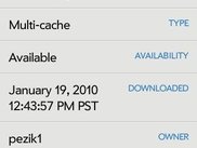 Cache detail