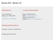 Display a congregation's details, editable by site editors.
