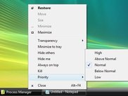 1. Priority Menu