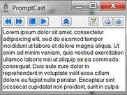 PromptCast in prompt mode.