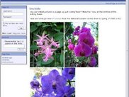 A wiki page, with blue theme