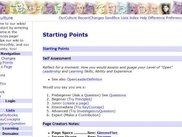 OurCulture, a grass-root initiative, sidebar layout