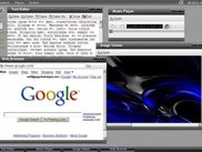 The desktop during the 1.0 alpha1 release