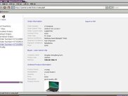 Submitted Order Page