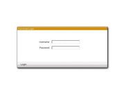 The default login page